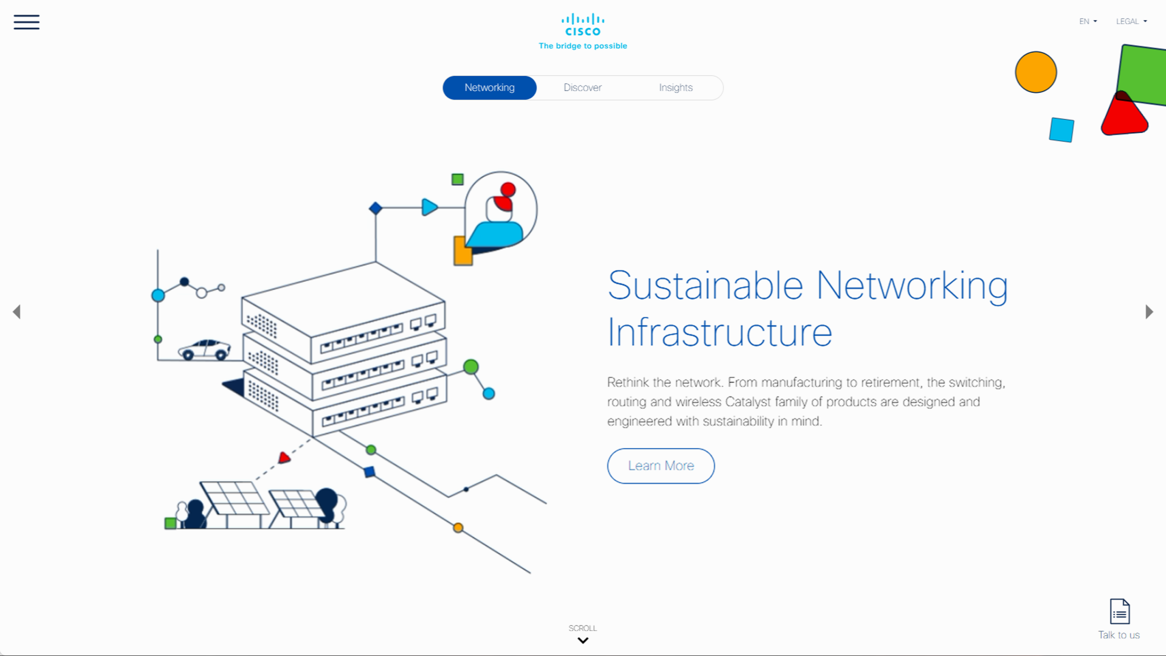 Showcasing Cisco's Sustainable Technology